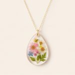 Pressed Flower Resin Pendant
